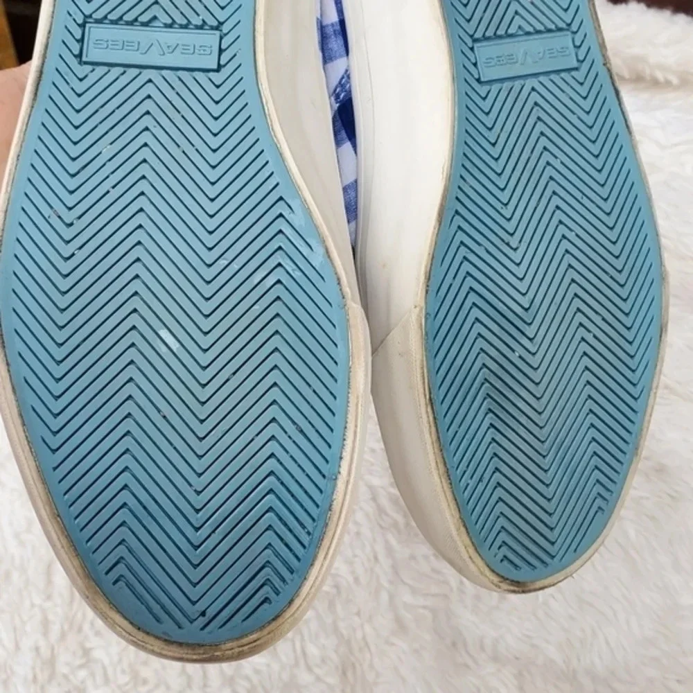SeaVees for J. Crew‎  Gingham Legend  plaid sneakers 6